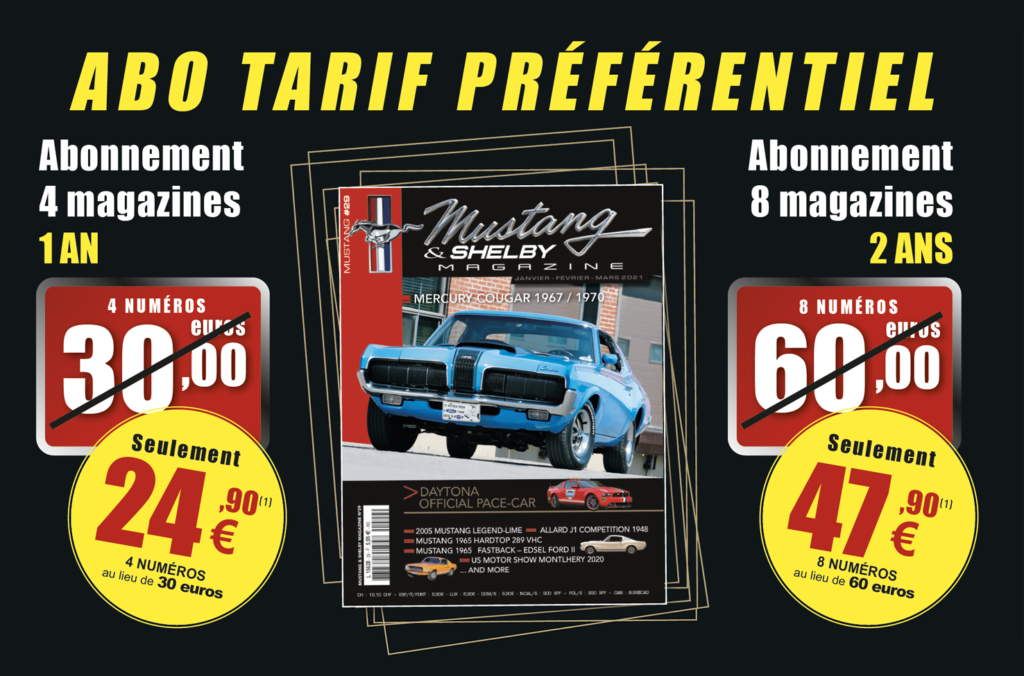 abonnement mustang & shelby magazine